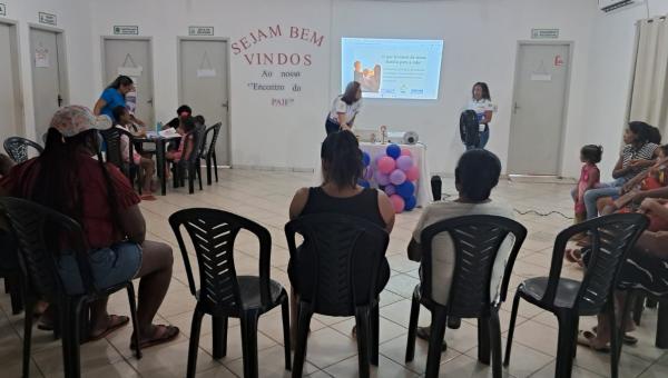 CRAS realiza encontro do PAIF com foco em família e desenvolvimento infantojuvenil