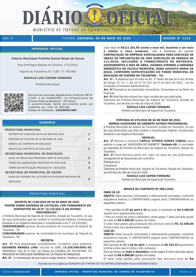 Capa da edição