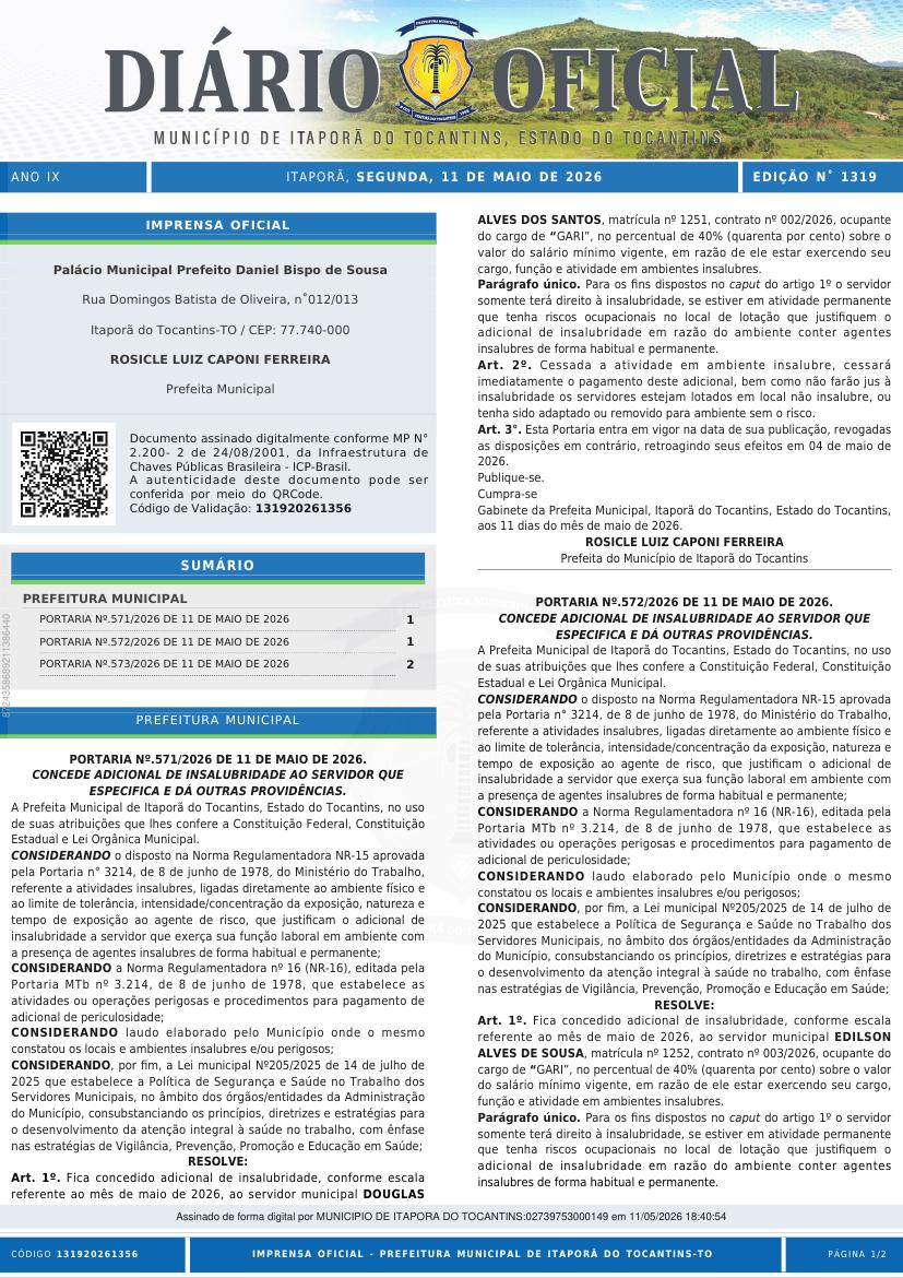 Capa da edição