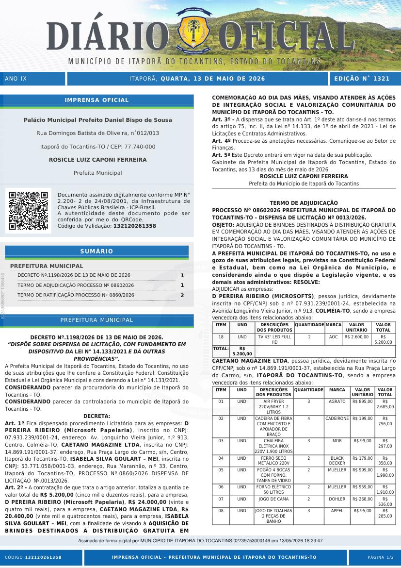 Capa da edição