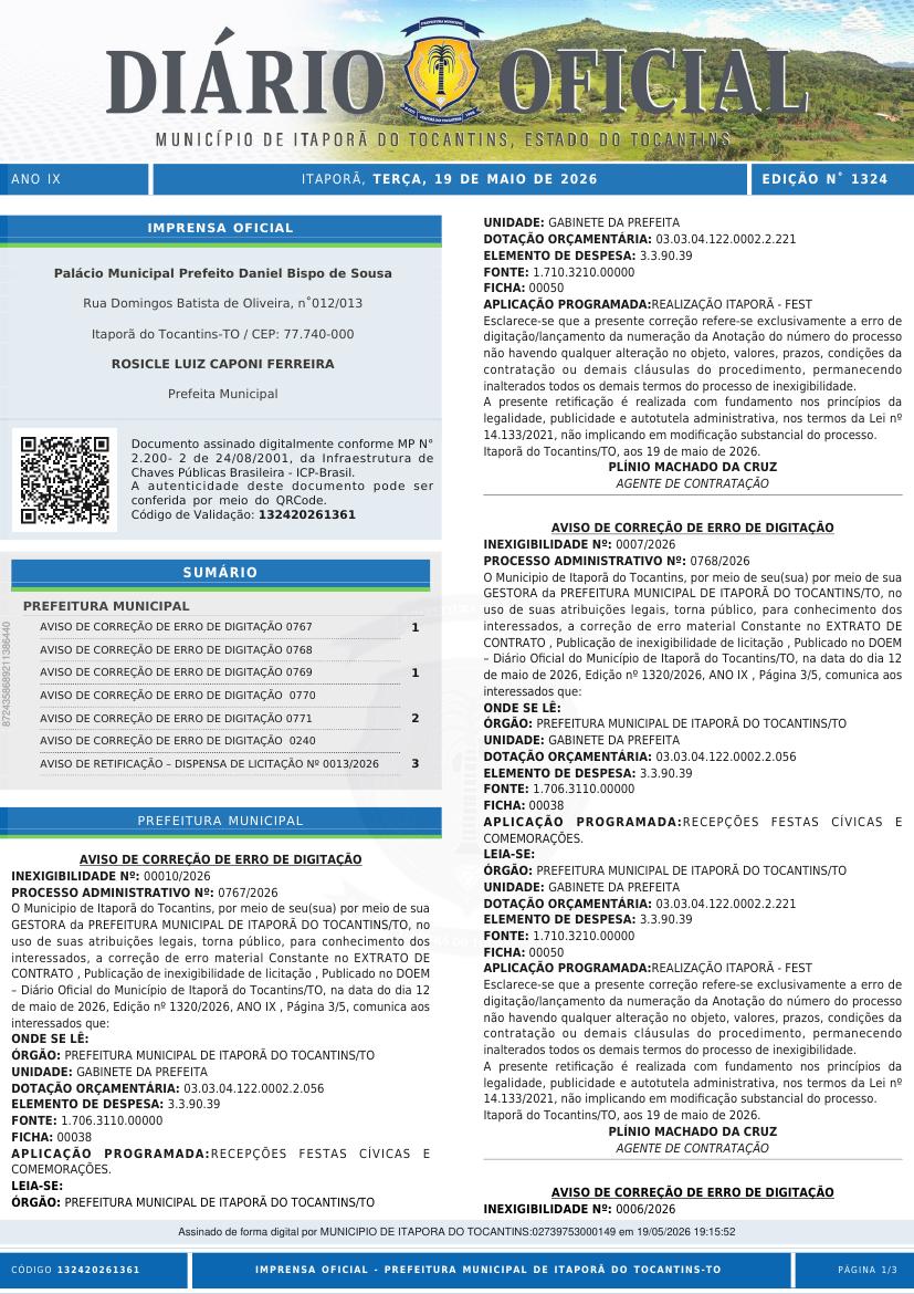 Capa da edição