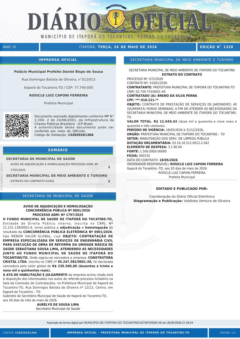Capa da edição