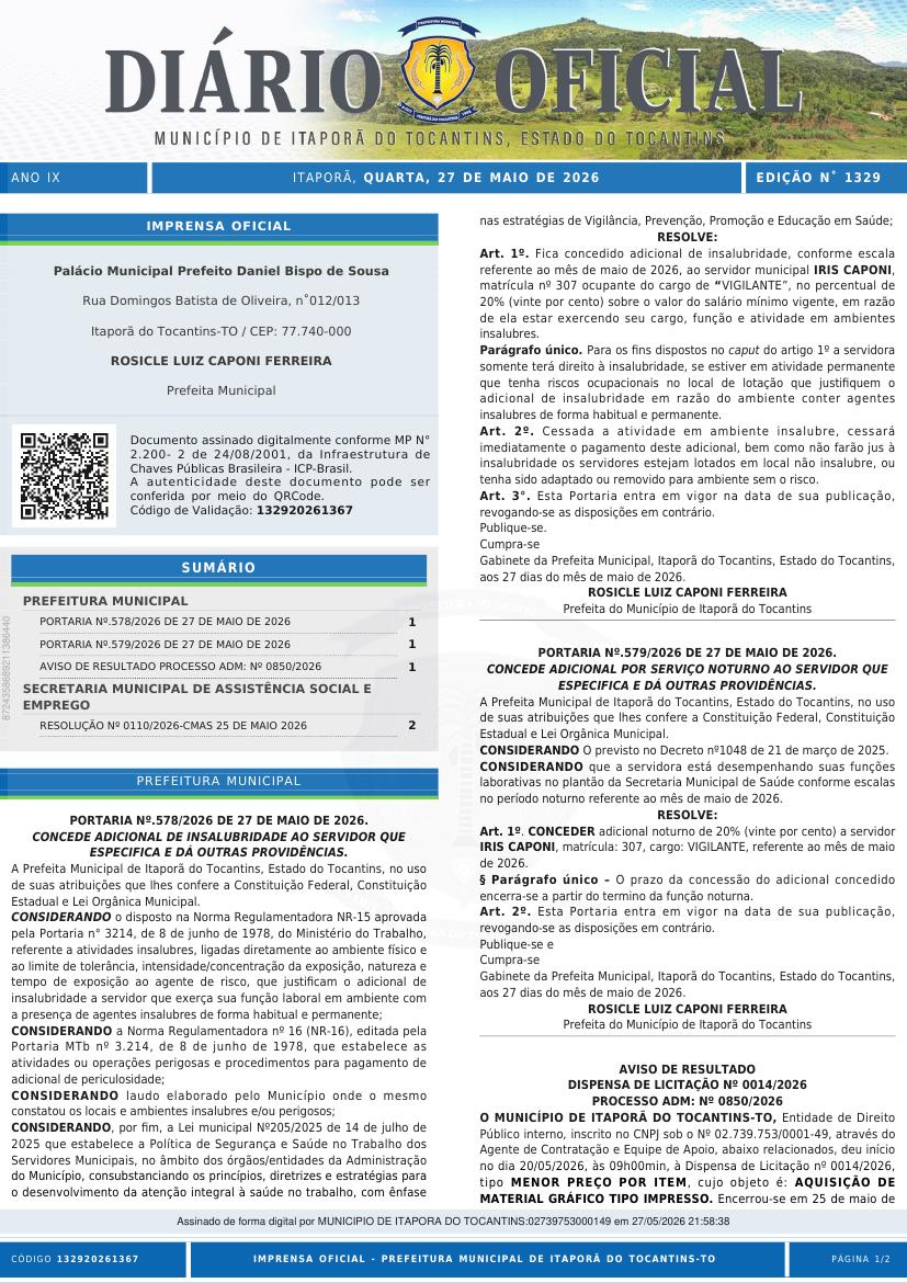 Capa da edição