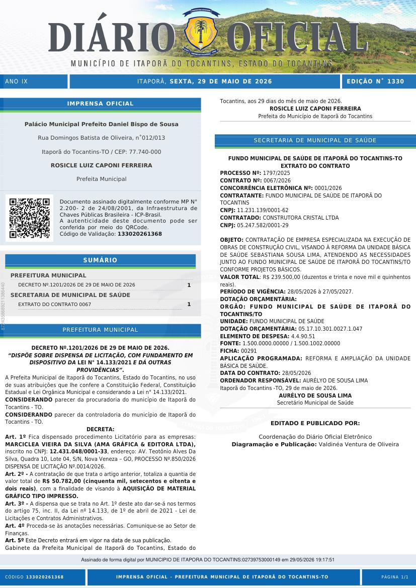 Capa da edição
