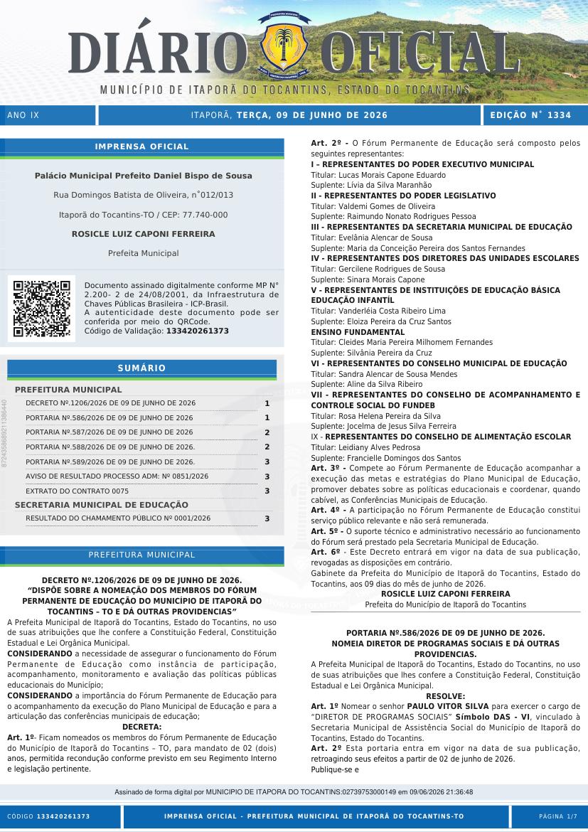 Capa da edição