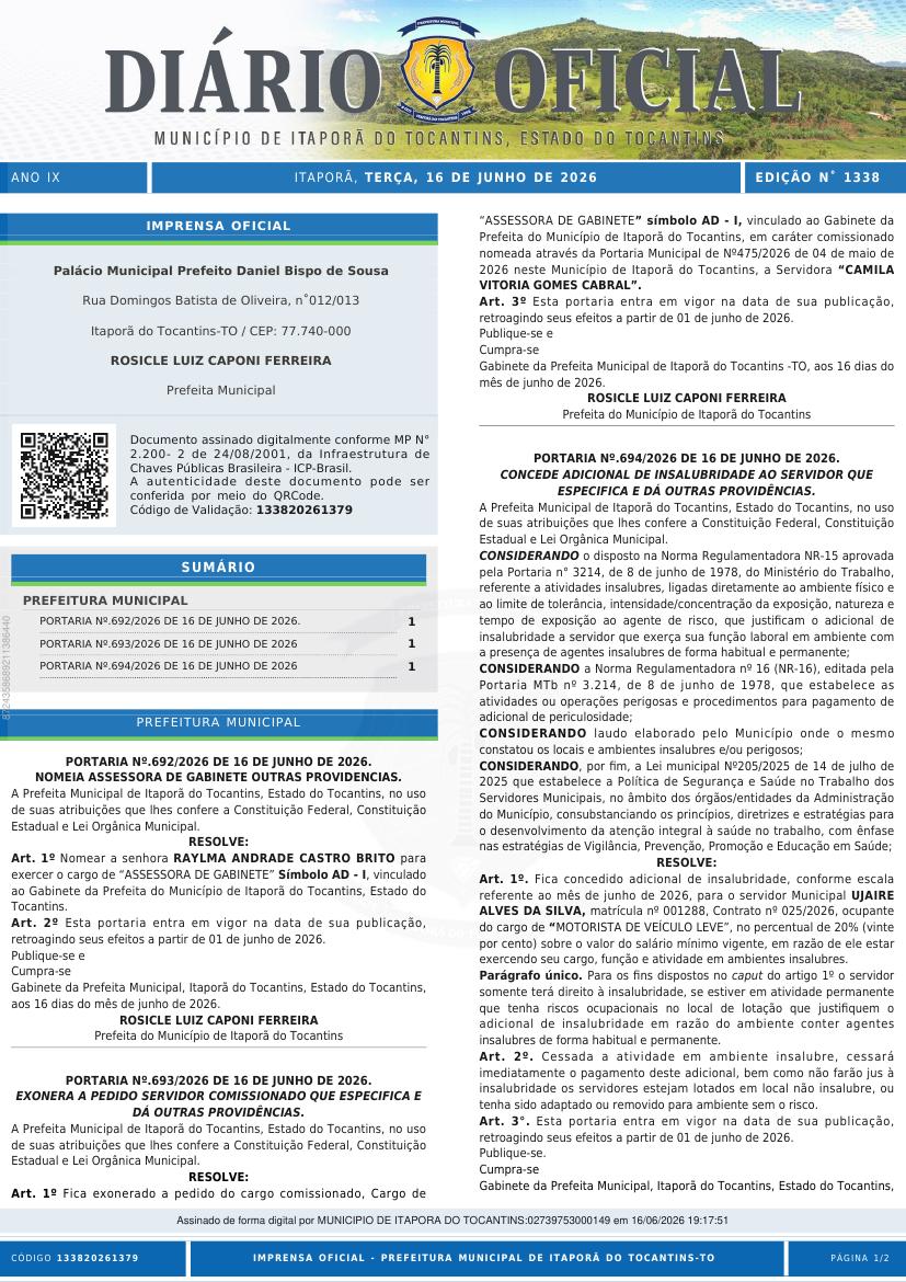 Capa da edição