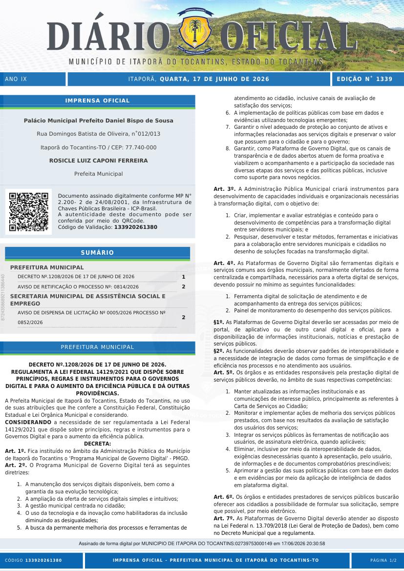 Capa da edição