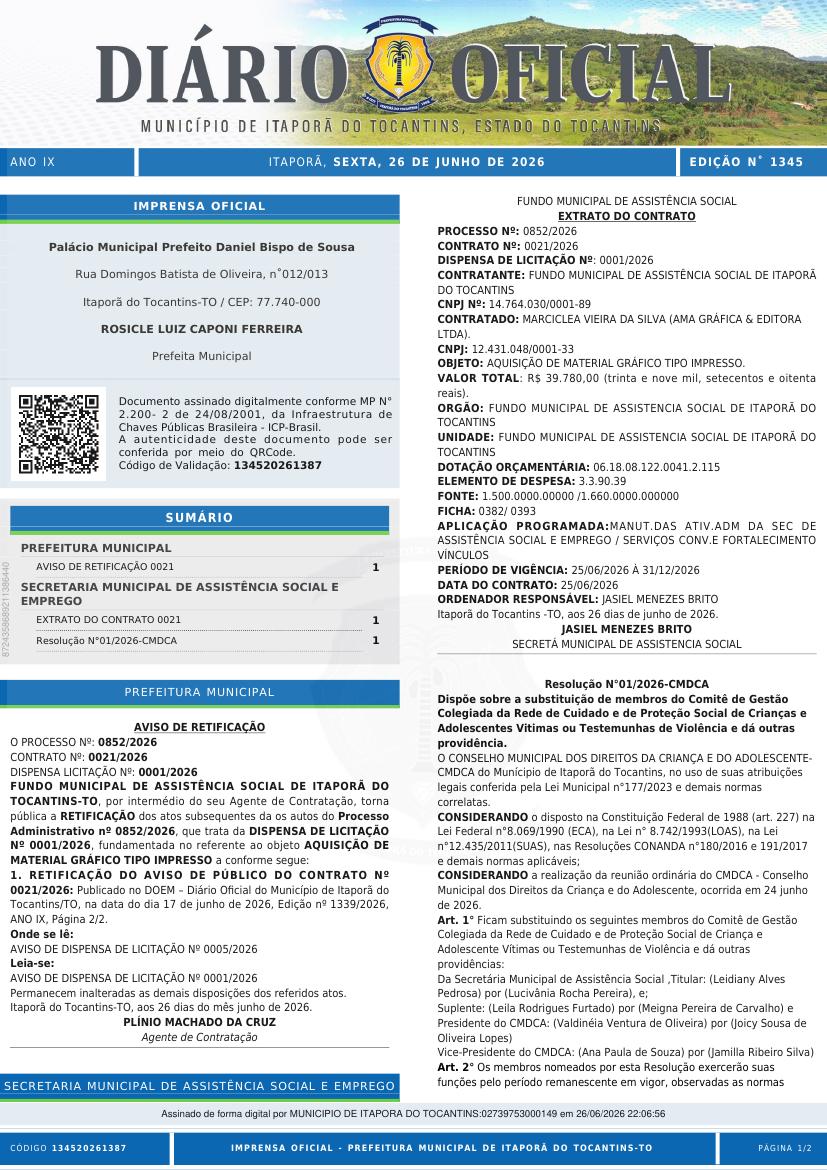 Capa da edição