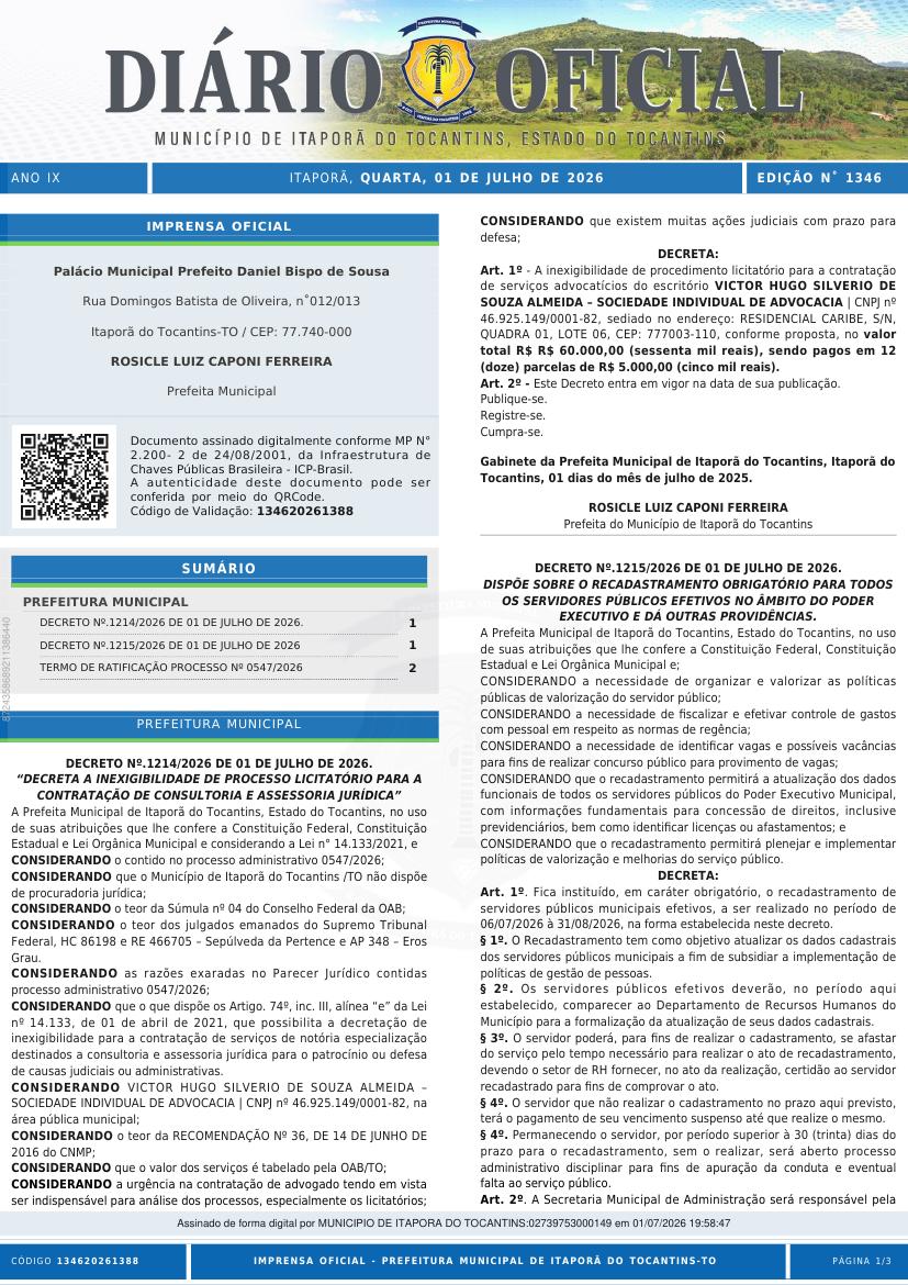 Capa da edição
