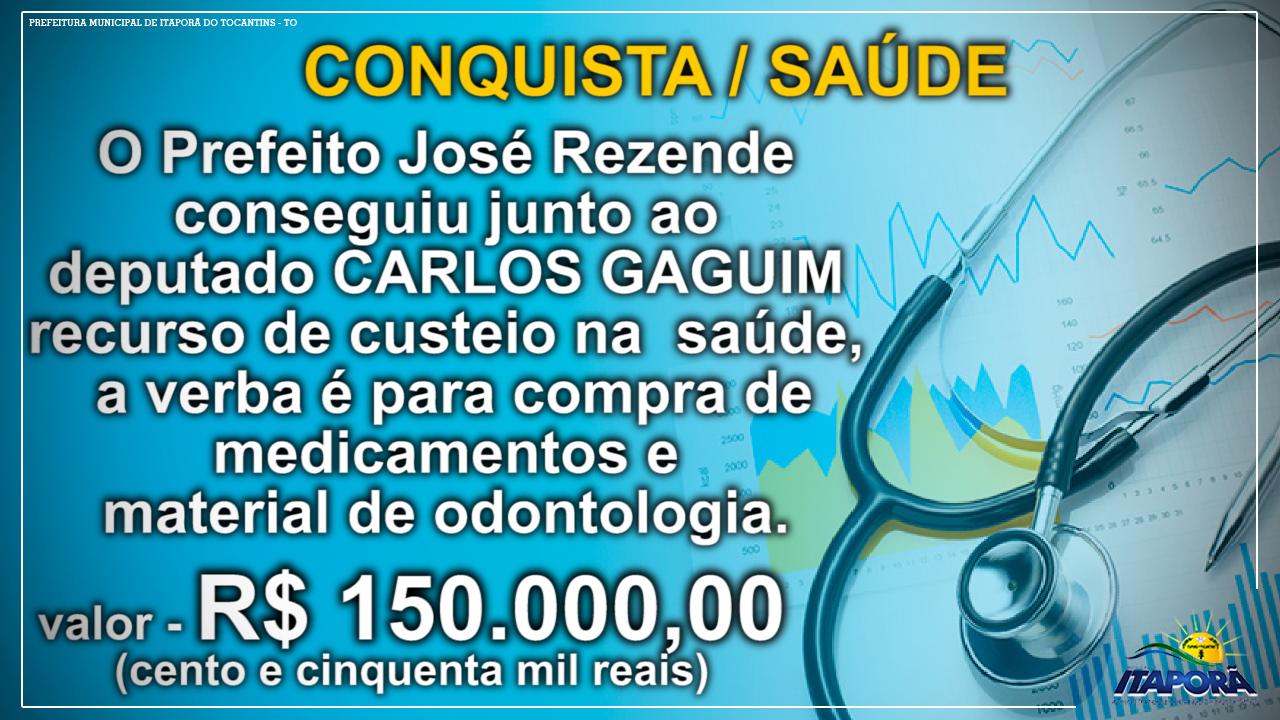RECURSOS PARA O CUSTEIO DA SAÚDE