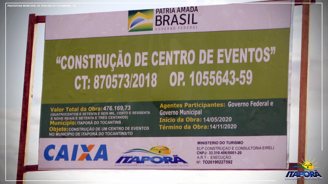 CONSTRUÇÃO DO CENTRO DE EVENTOS
