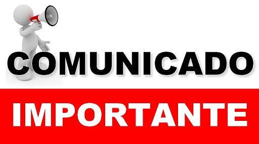 Comunicado Importante!! COVID-19 DECRETO 519/2020