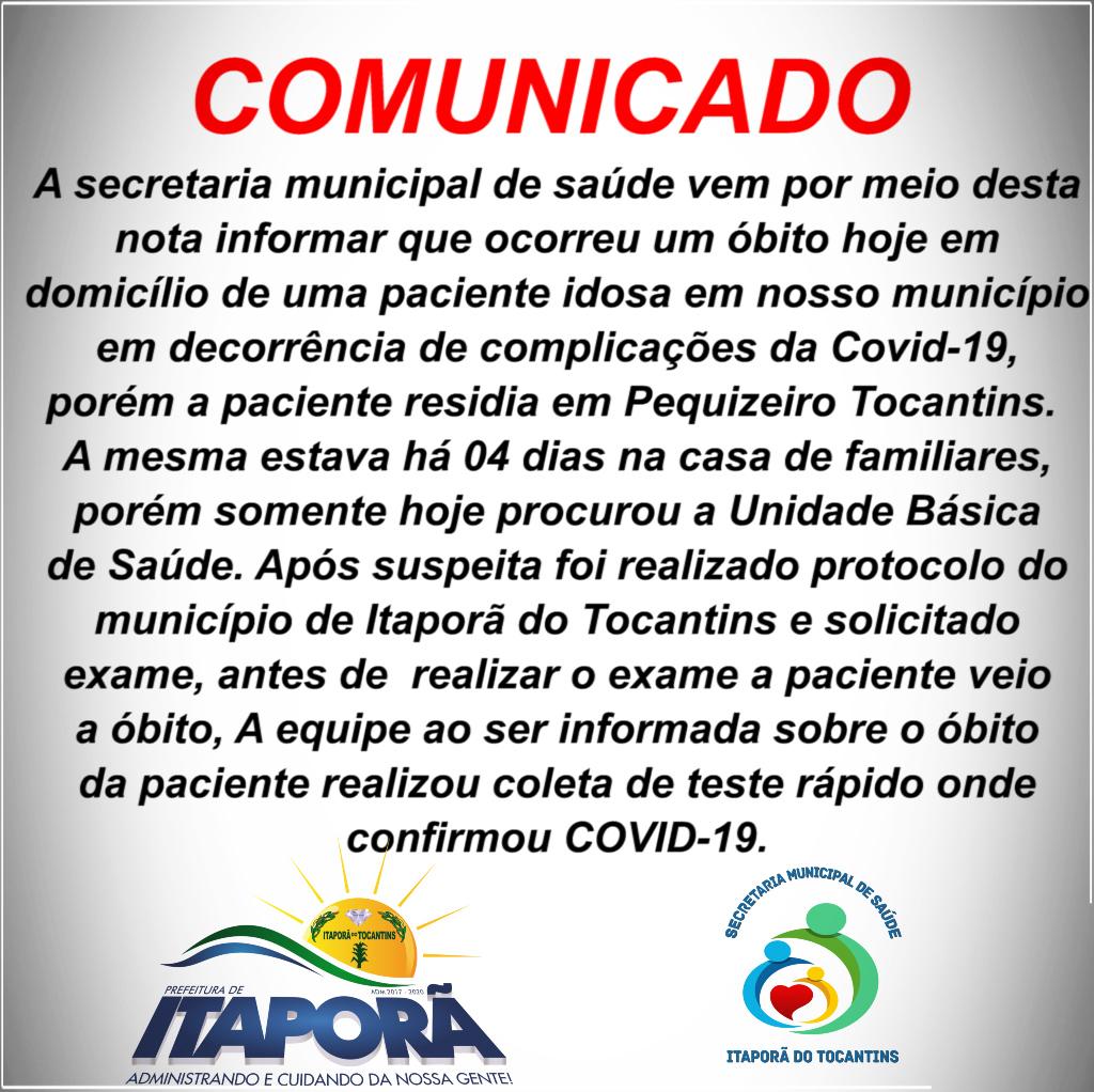 COMUNICADO ÓBITO