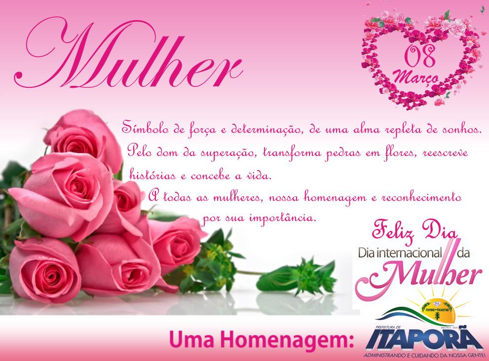 DIA INTERNACIONAL DA MULHER