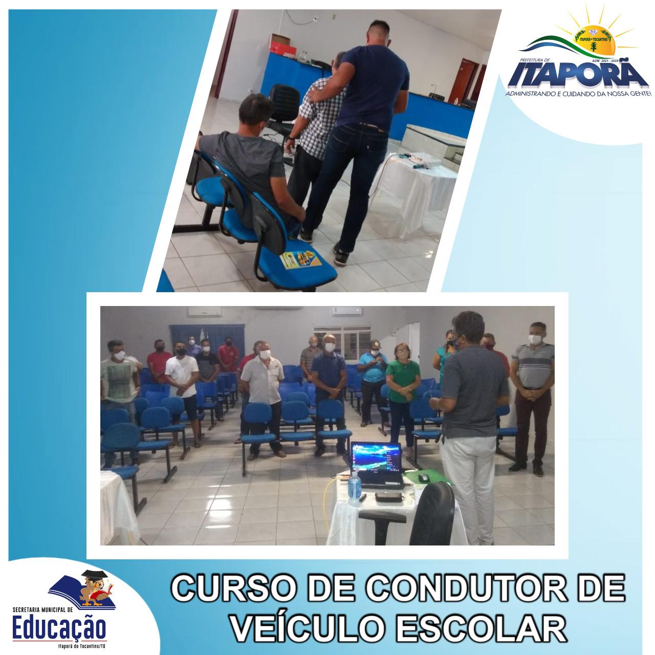 CURSO DE CONDUTOR DE VEÍCULO ESCOLAR