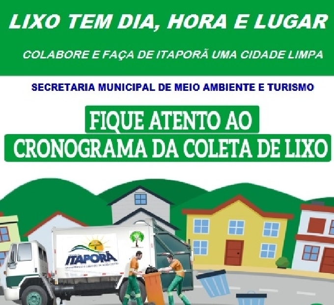 INFORMA - CALENDÁRIO DA LIMPEZA URBANA
