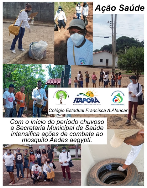 VISITA DOMICILIAR EM ORIENTAÇÃO AO COMBATE DO MOSQUITO AEDES AEGYPTI