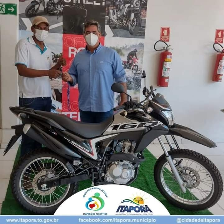 SECRETARIA MUNICIPAL DE SAÚDE ADQUIRI UMA MOTO HONDA 0KM