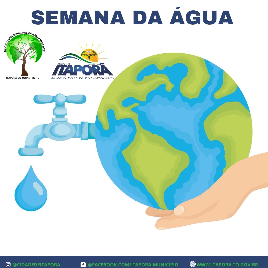 SEMANA DA ÁGUA DE 21 A 27 DE MARÇO
