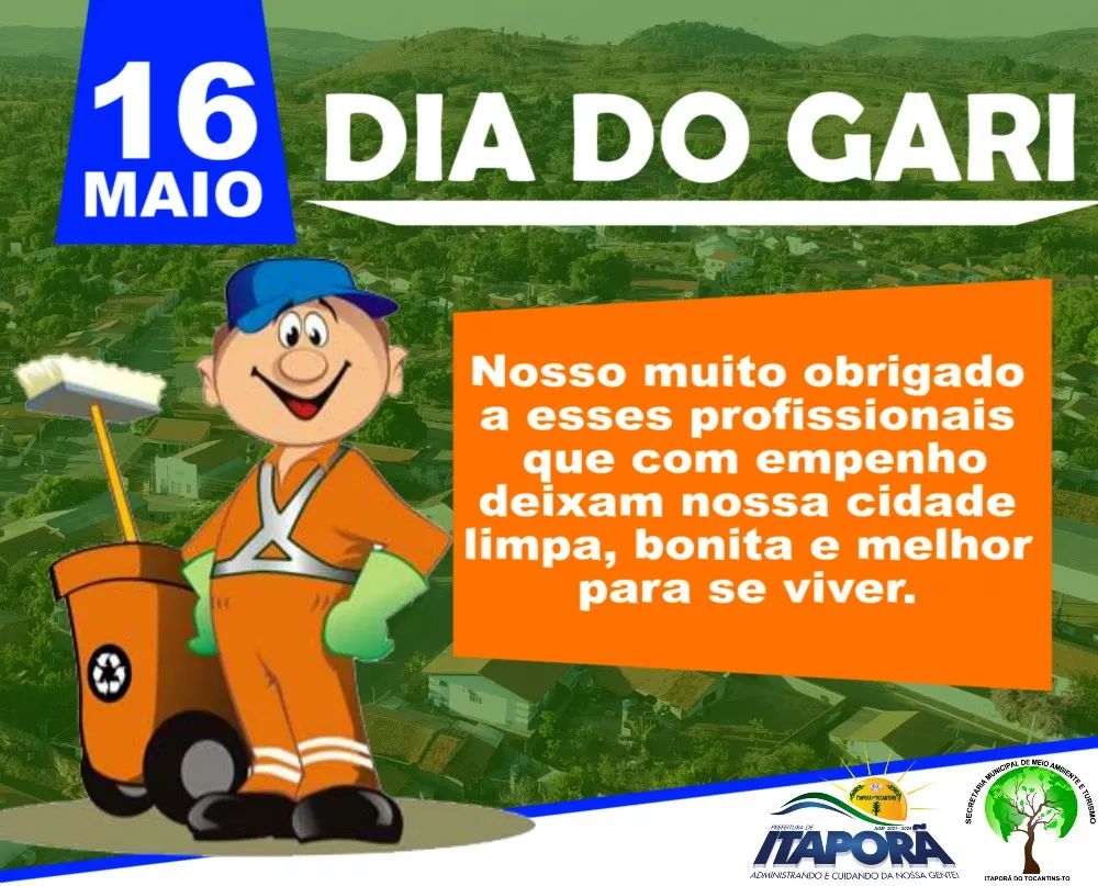 DIA DO GARI
16 DE MAIO 