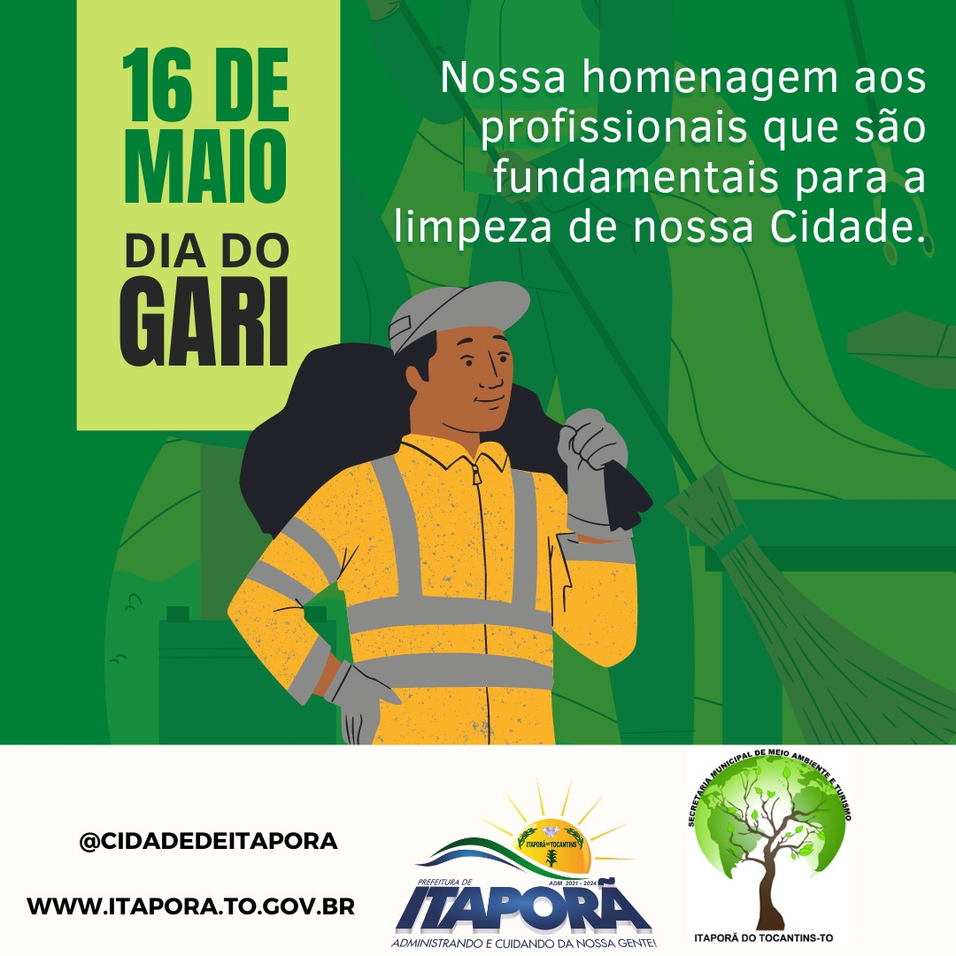 DIA DO GARI 16 DE MAIO