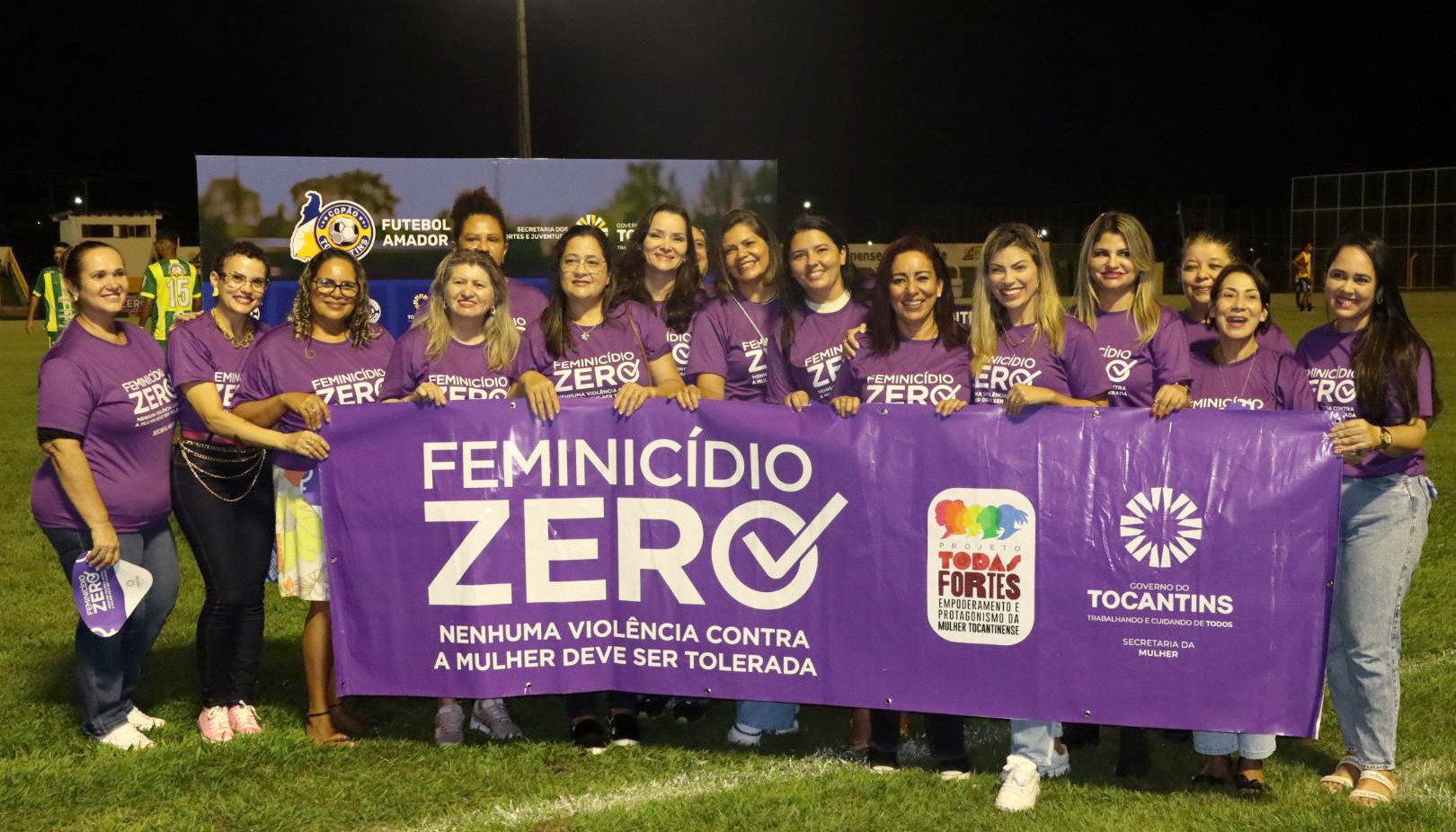 Secretária da Mulher e Diretora de Planejamento participam do lançamento da Campanha Feminicídio Zero no Copão Tocantins
