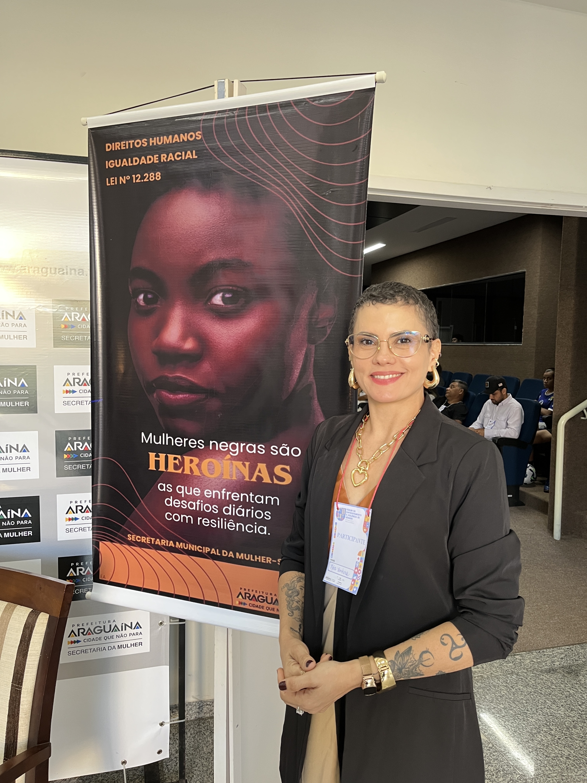 Diretora de Políticas Públicas de Itaporã participa de Fórum sobre Enfrentamento à Violência de Gênero em Araguaína