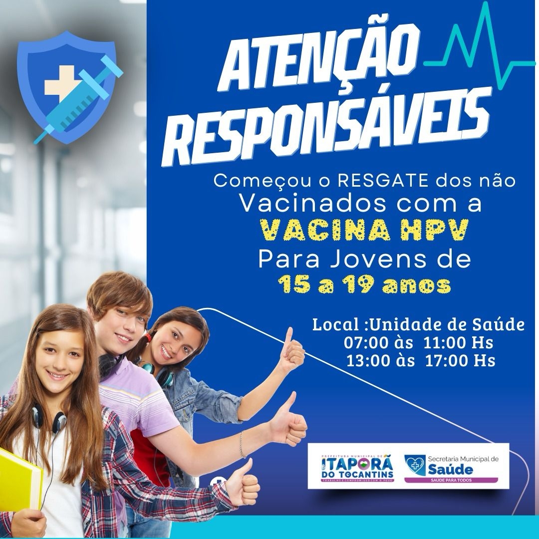 Itaporã do Tocantins Realiza Campanha de Vacinação contra o HPV