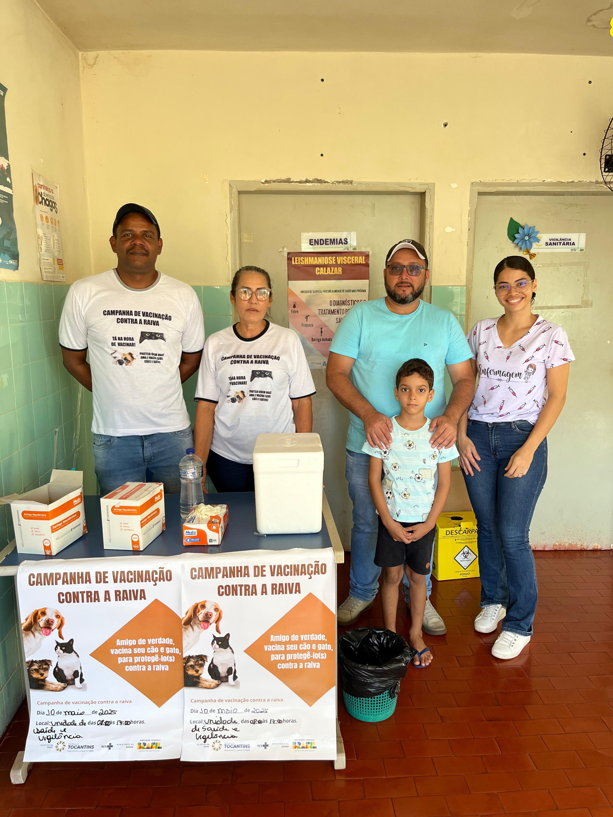 Prefeitura de Itaporã do Tocantins realiza 'Dia D da Campanha de Vacinação Antirrábica'