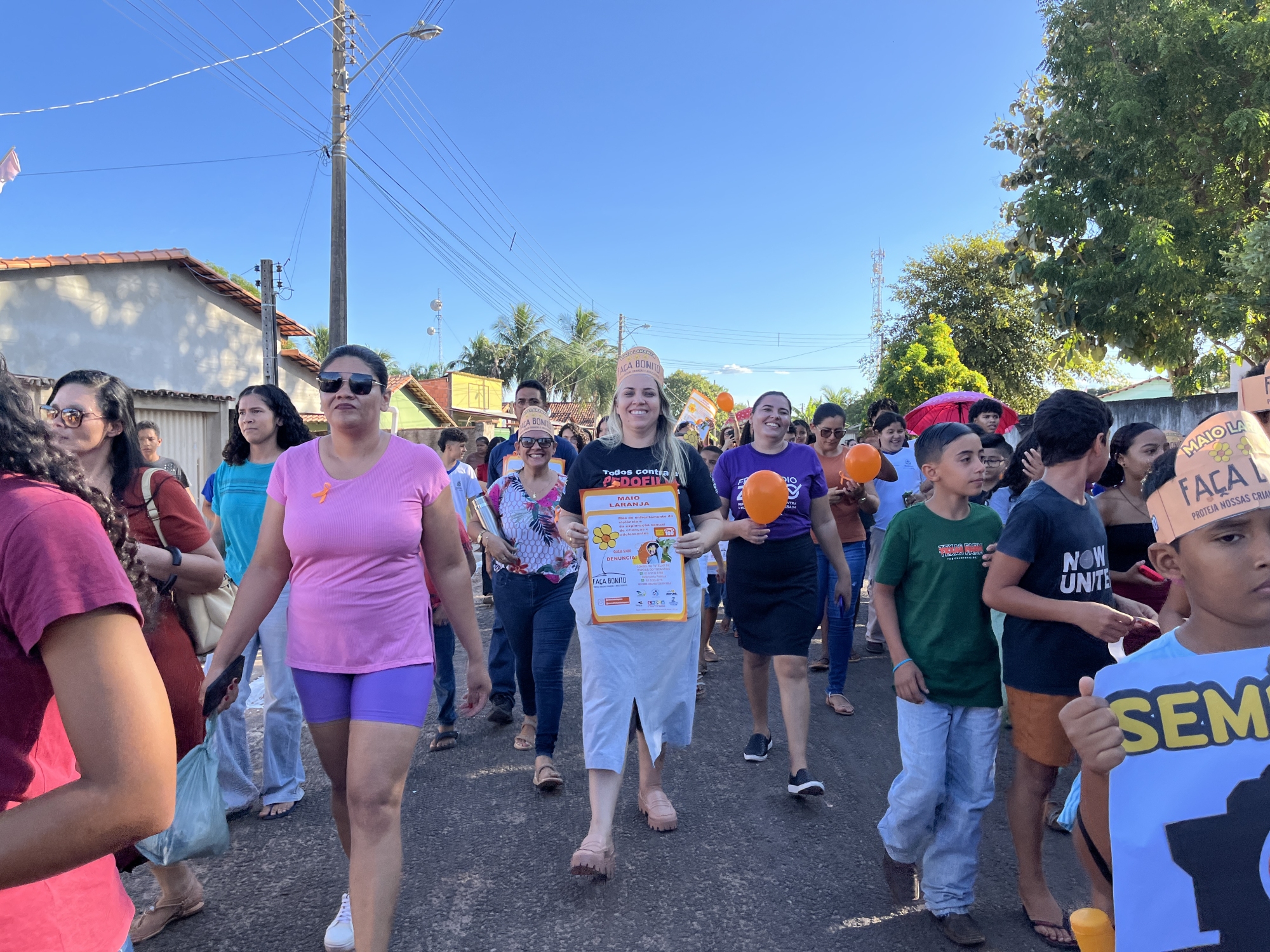 Município promove Caminhada pelo Combate ao Abuso e à Exploração Sexual contra Crianças e Adolescentes
