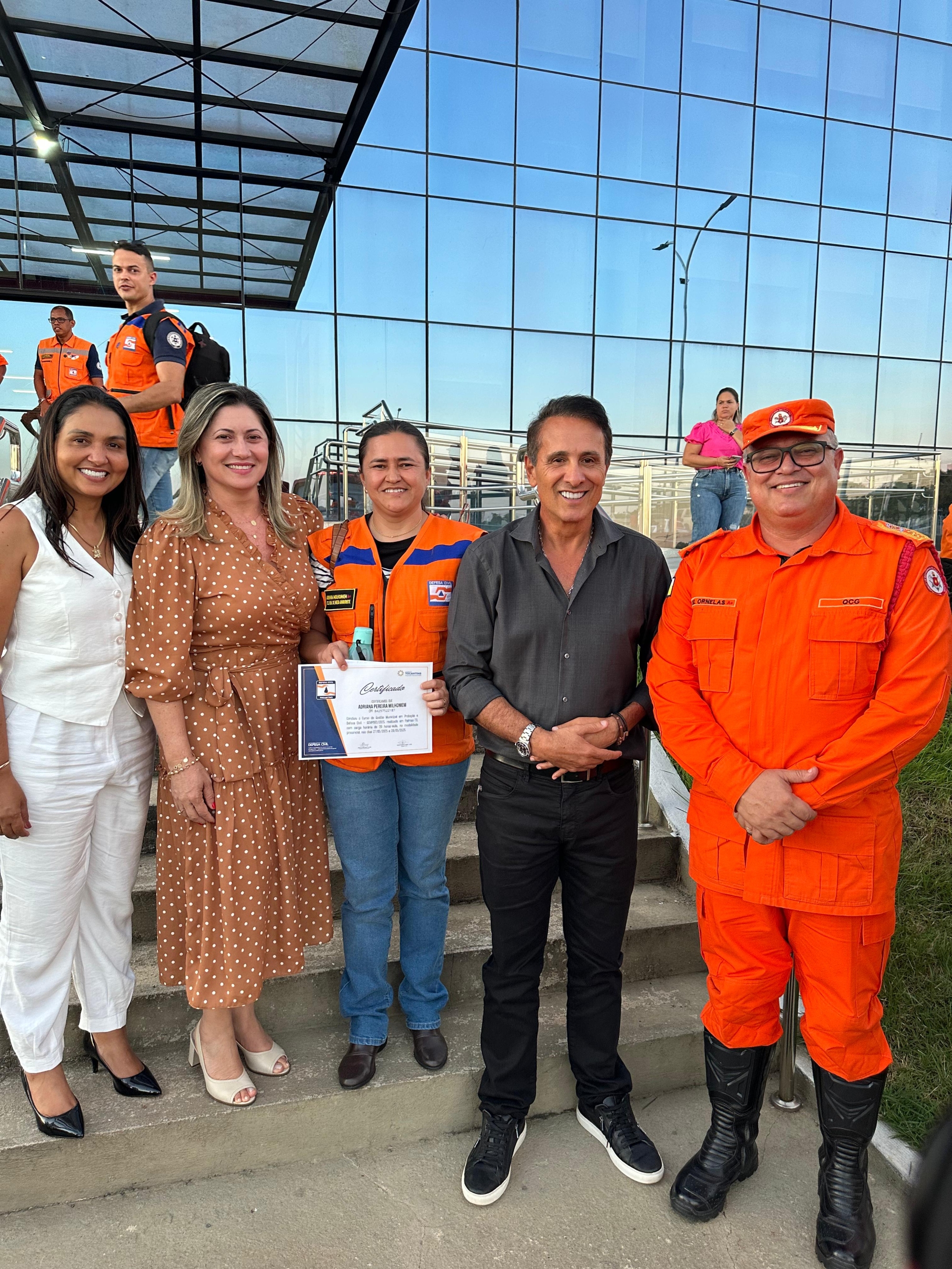 Secretária de Meio Ambiente de Itaporã participa de curso de Gestão em Defesa Civil em Palmas