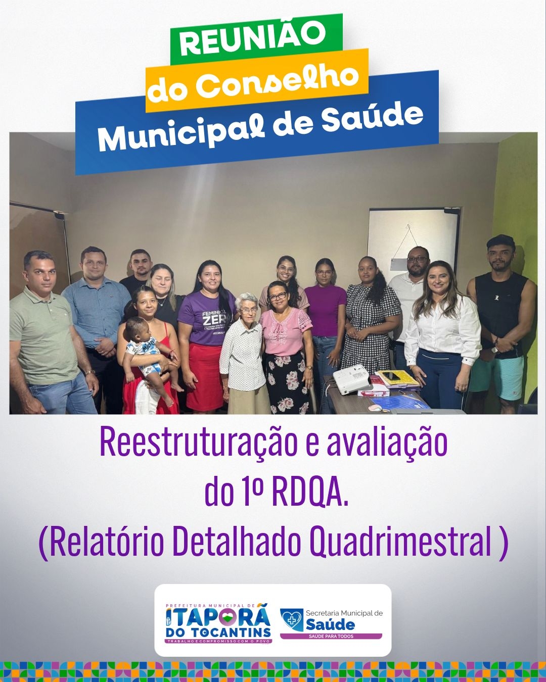 Itaporã do Tocantins Reestrutura Conselho Municipal de Saúde e Aprova 1º Relatório Quadrimestral de 2025 Itaporã do Tocantins Reestrutura Conselho Municipal de Saúde e Aprova 1º Relatório Quadrimestral de 2025