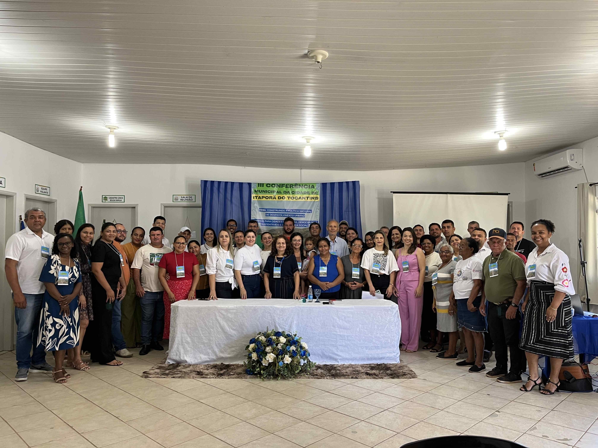 Itaporã do Tocantins Discute Cidades Mais Justas e Sustentáveis em Conferência Municipal