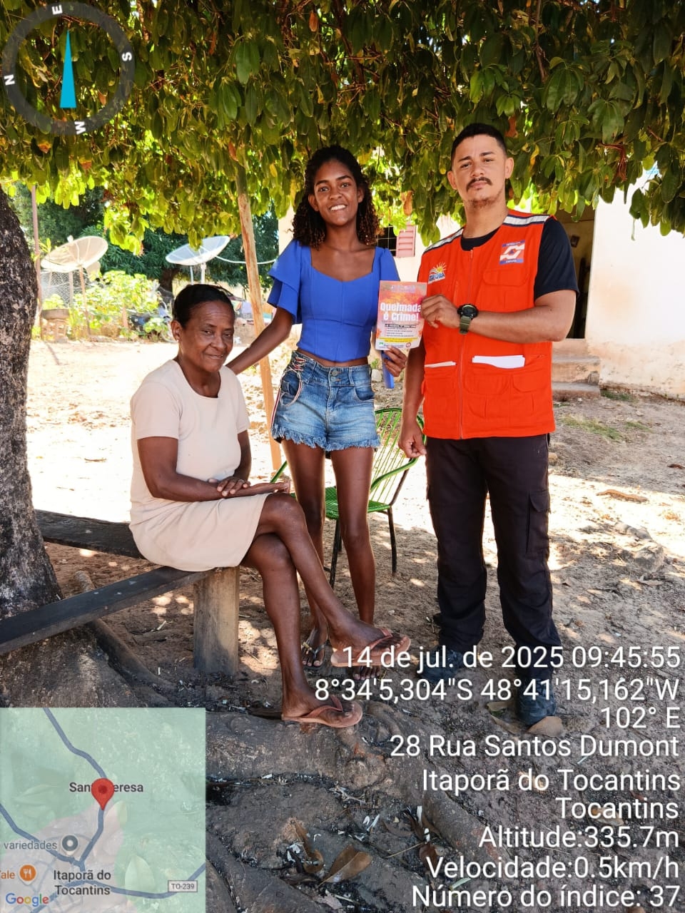 Itaporã do Tocantins Intensifica Conscientização sobre os riscos das Queimadas Urbanas e Rurais