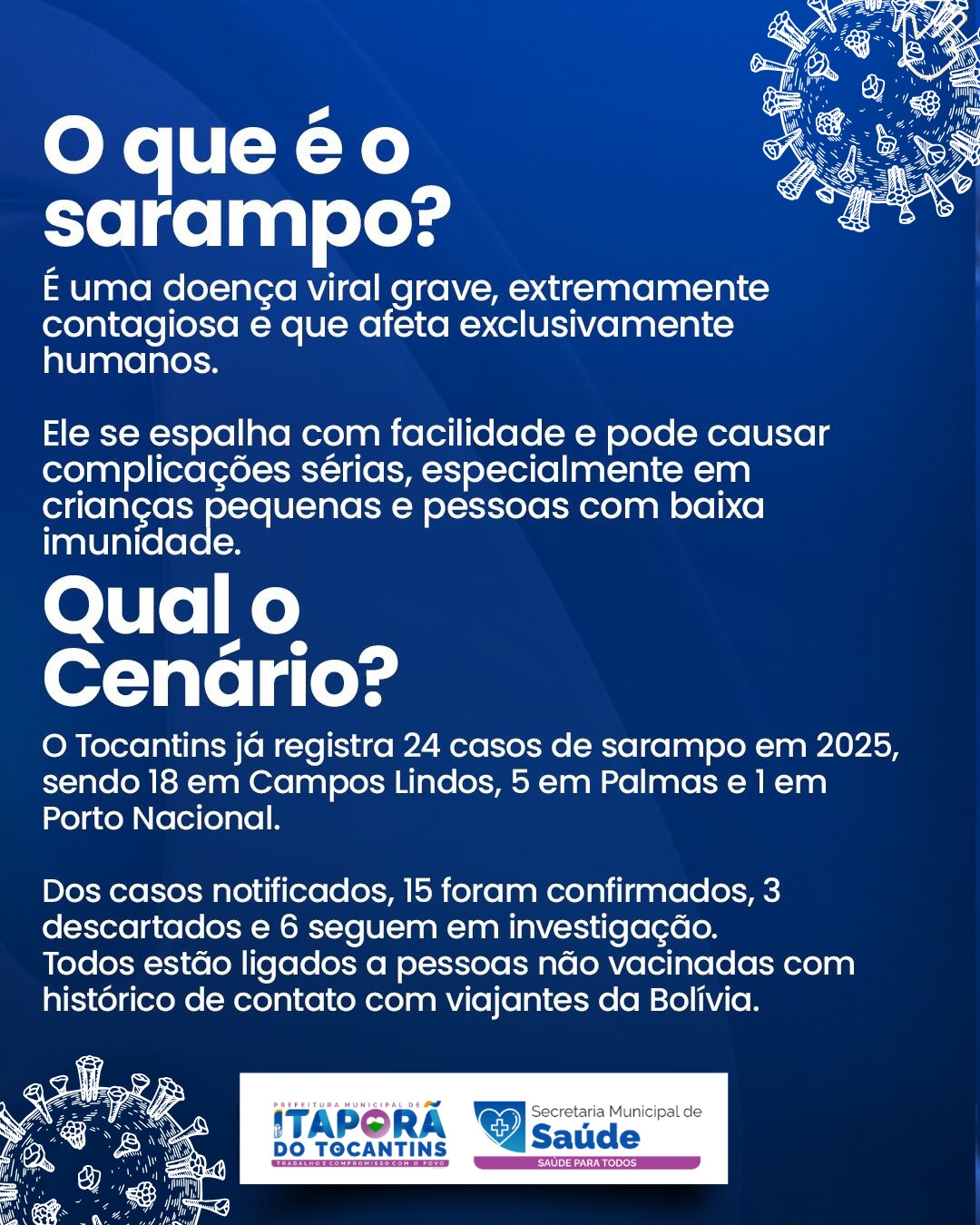 O Sarampo Está de Volta!
