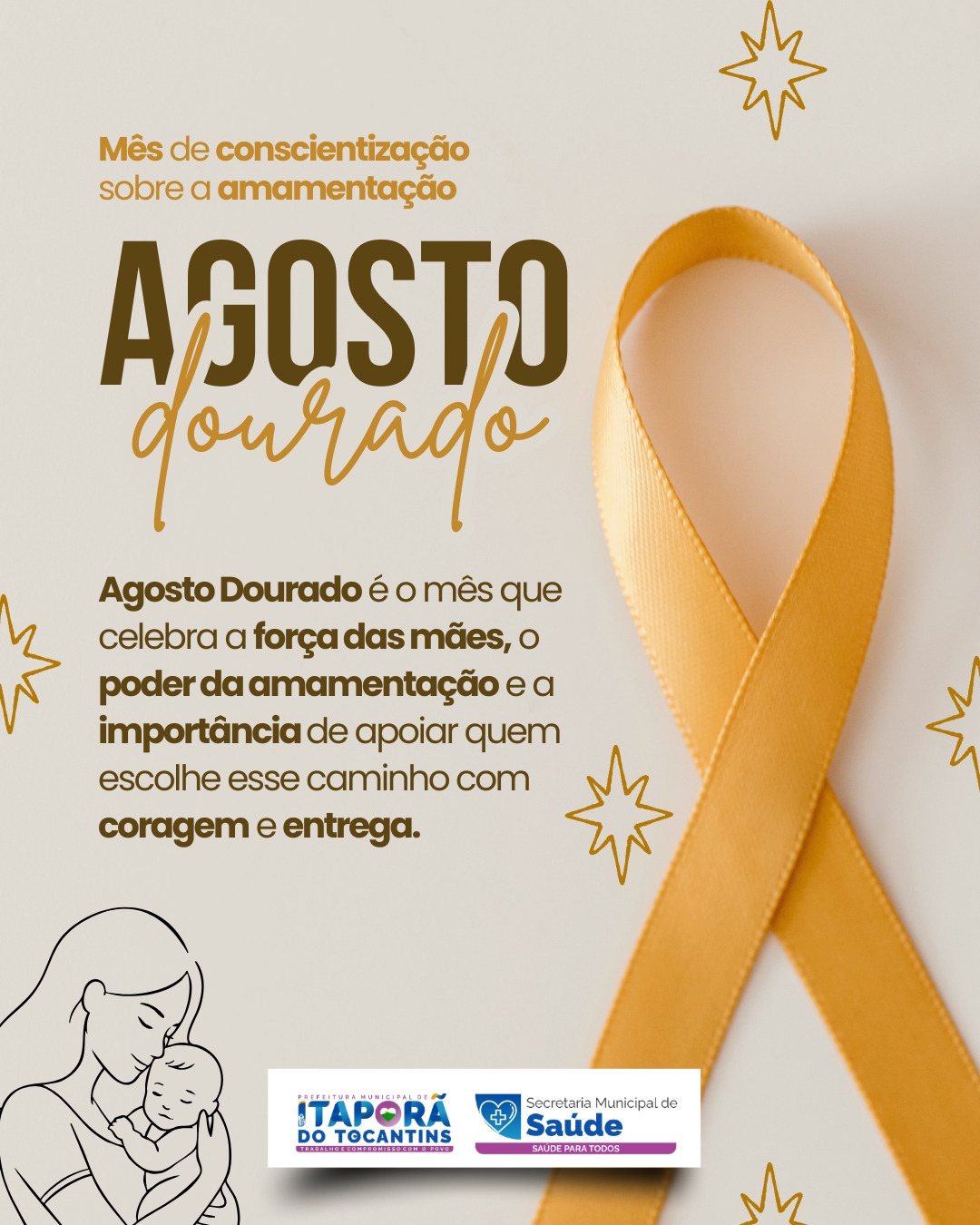 Agosto Dourado: Juntos pela Amamentação que Transforma Vidas