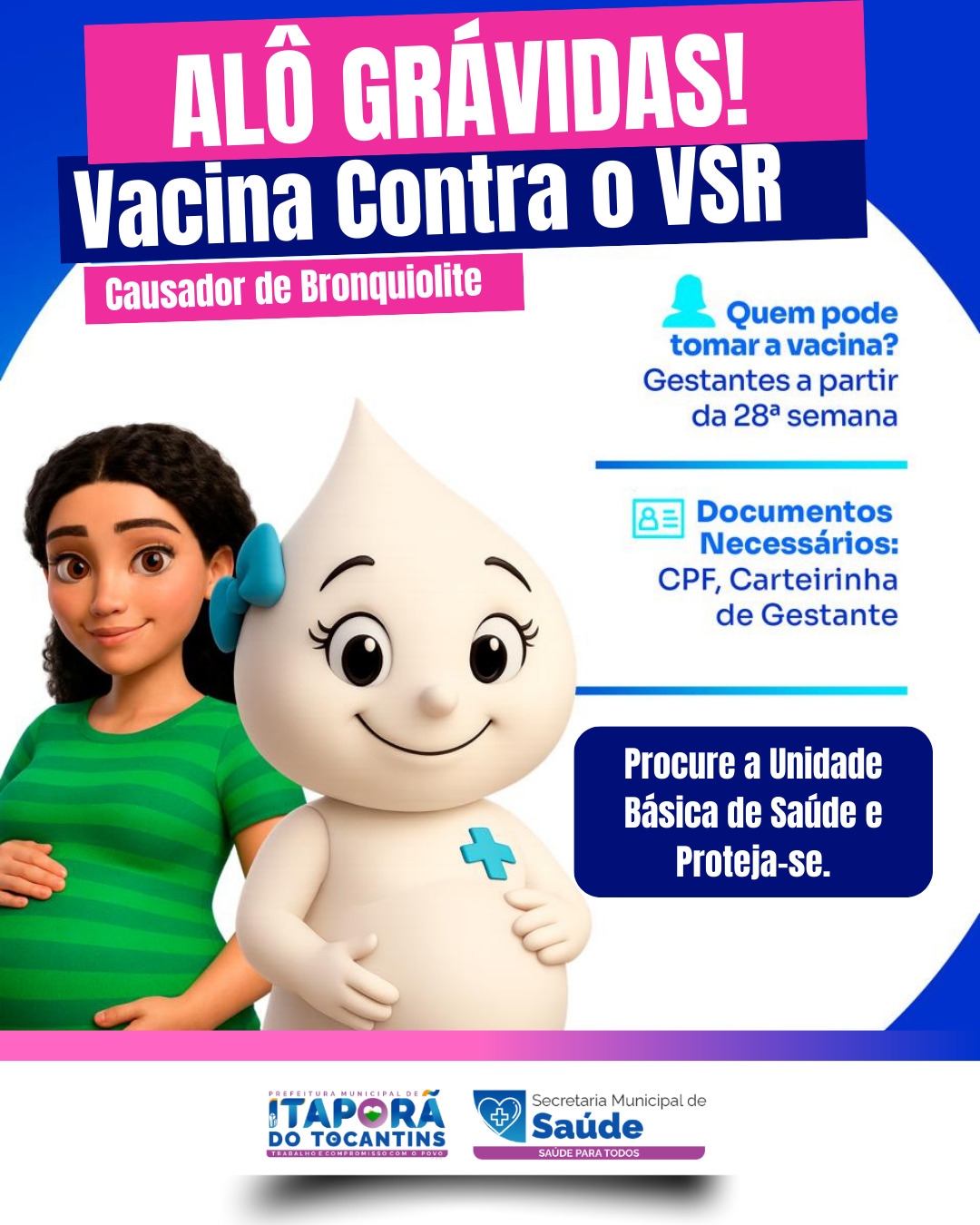 Um Gesto de Amor que Protege: Vacine-se Contra a Bronquiolite na Gestação