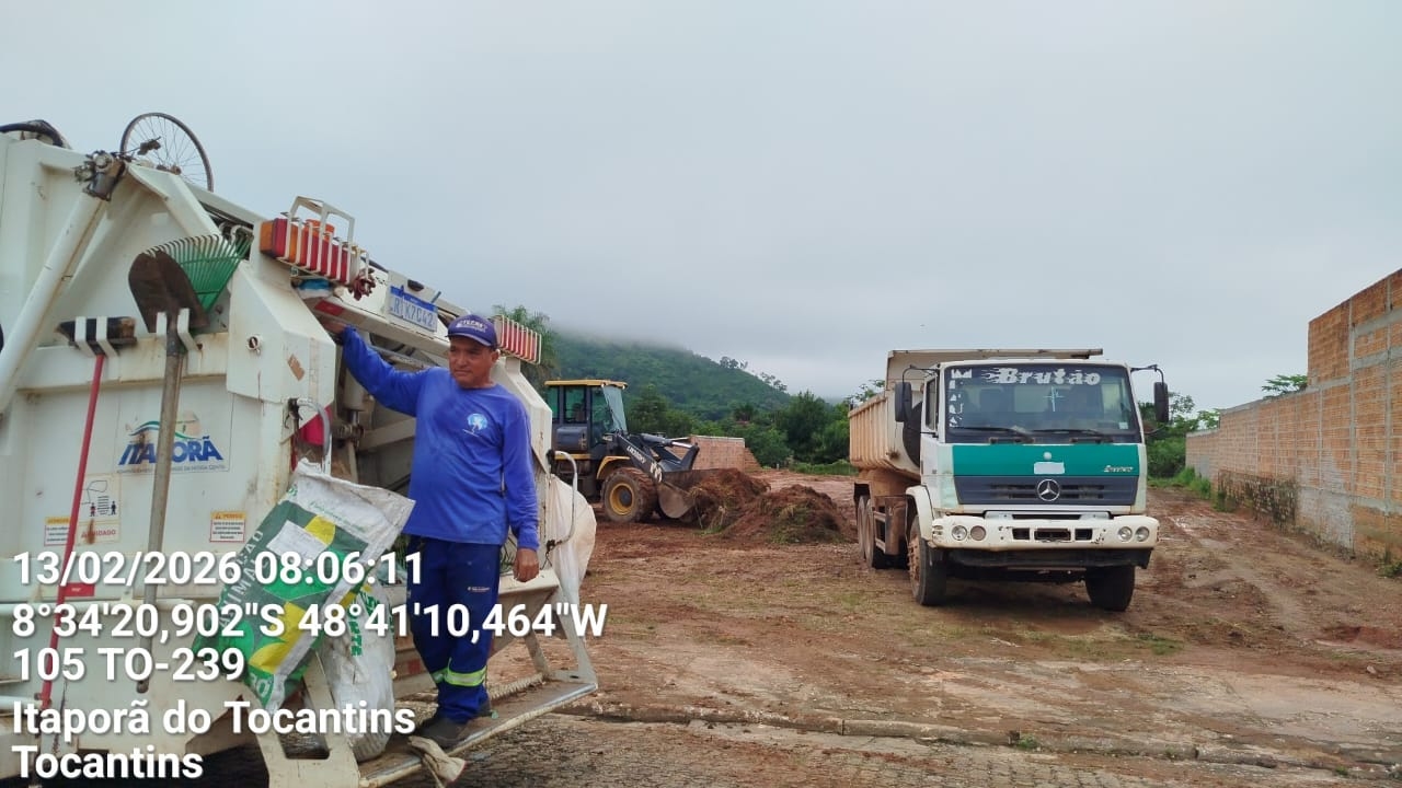 Prefeitura de Itaporã mantém serviços de coleta de resíduos e limpeza urbana conforme cronograma