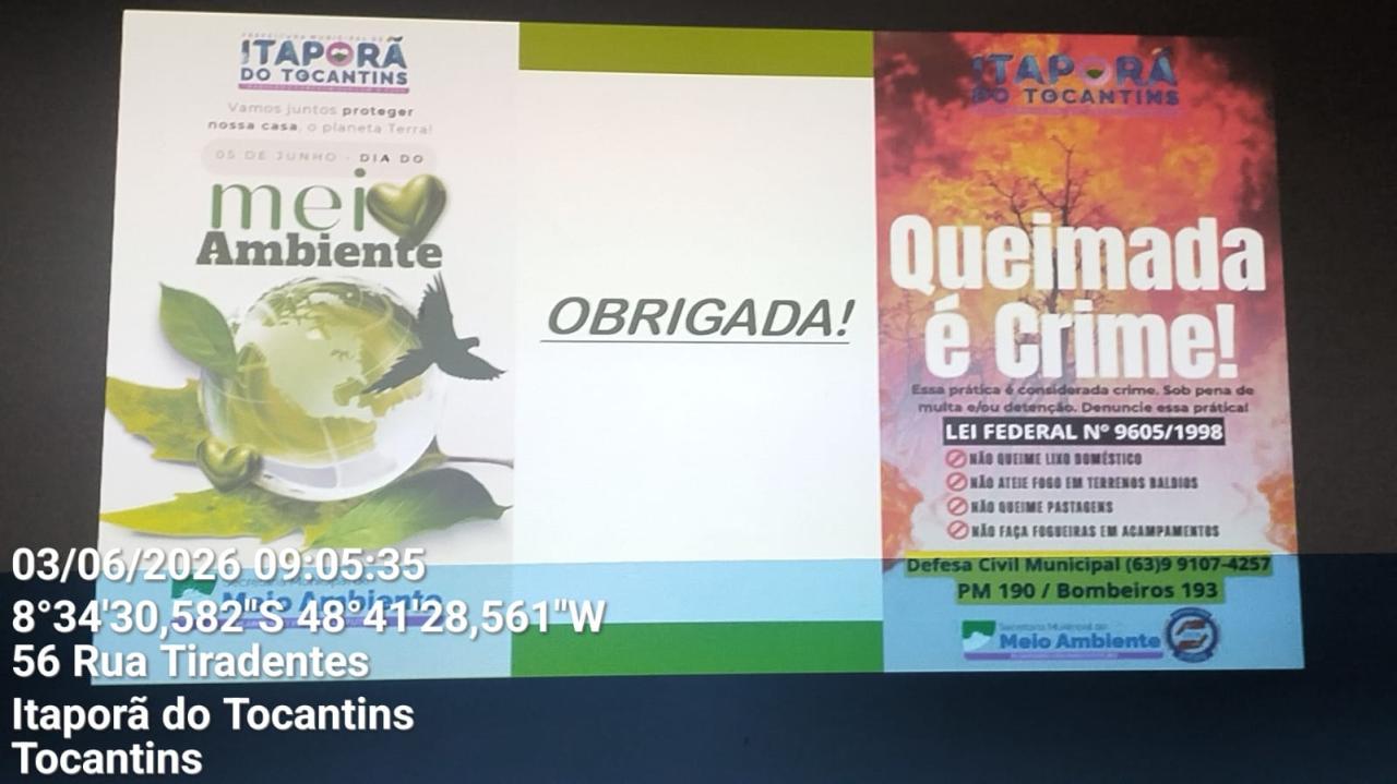Prefeitura de Itaporã Comemora Semana do Meio Ambiente