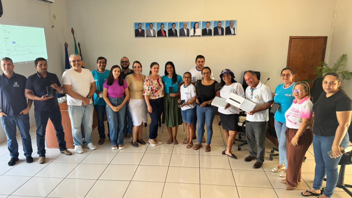 Saúde de Itaporã Avança com Tecnologia: Tablets Otimizam Atendimento dos Agentes Comunitários de Saúde