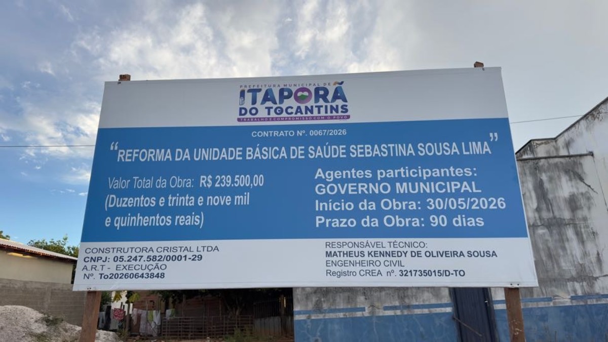 Saúde em Foco: Prefeitura de Itaporã Iniciará Reforma da UBS Sebastiana Sousa