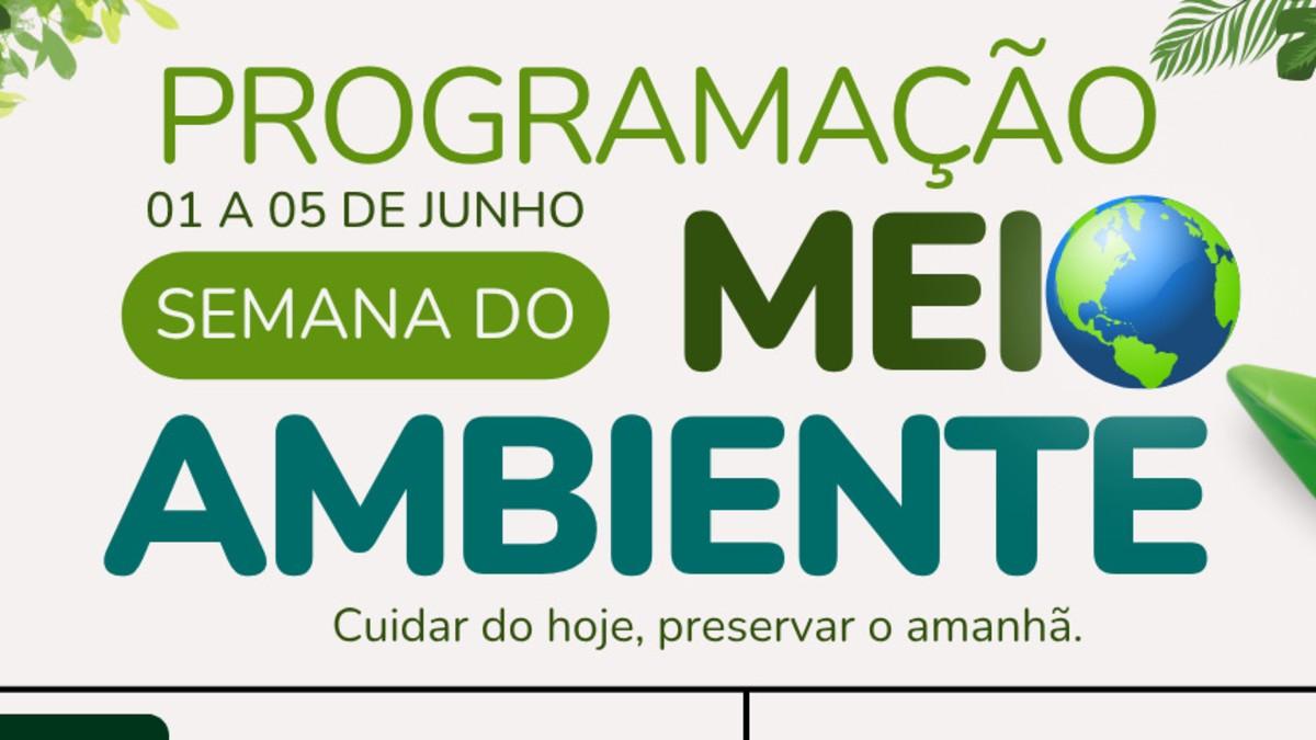 Programação da Semana do Meio Ambiente