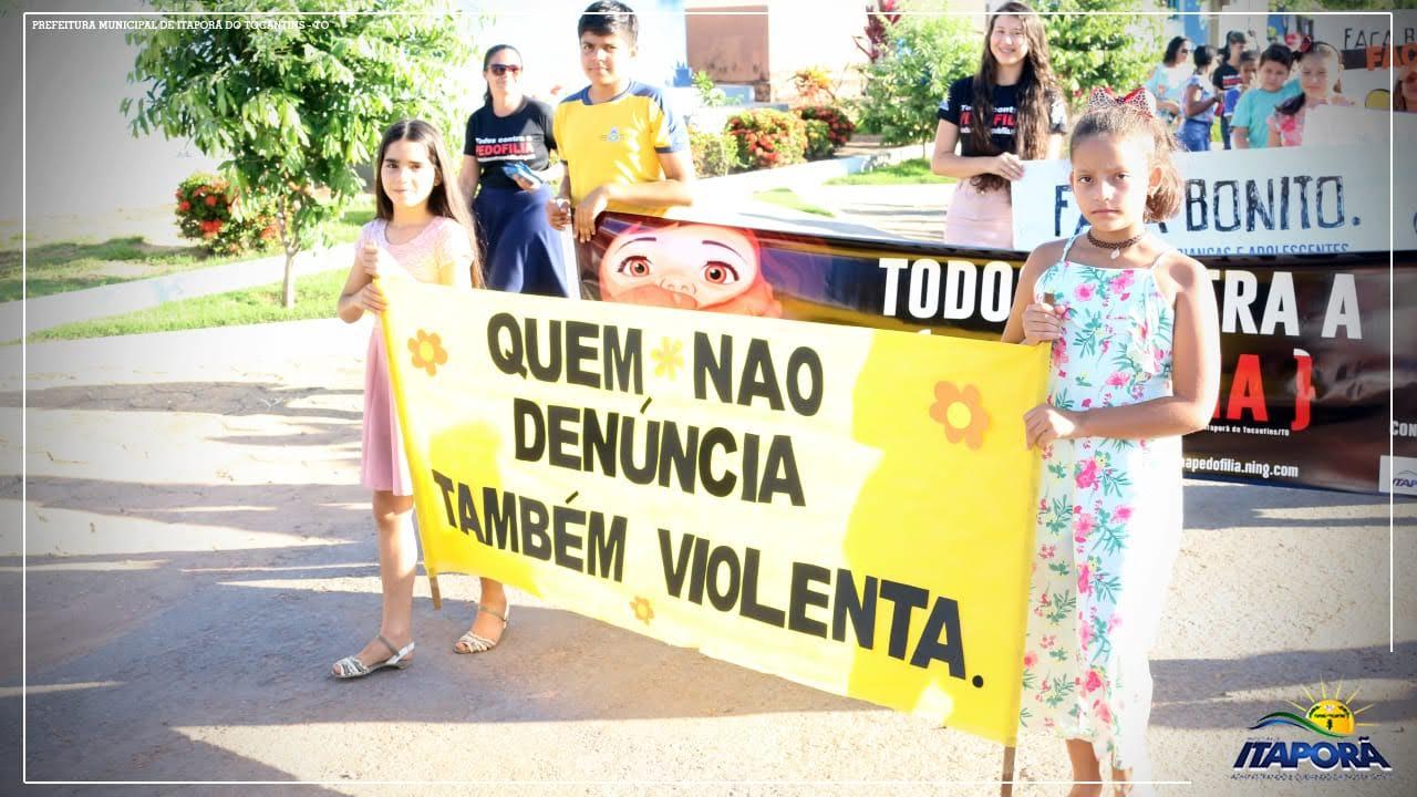 CAMINHADA NA LUTA CONTRA EXPLORAÇÃO SEXUAL INFANTIL