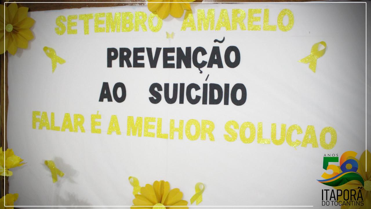 I MOMENTO PELA VALORIZAÇÃO DA VIDA "setembro amarelo"